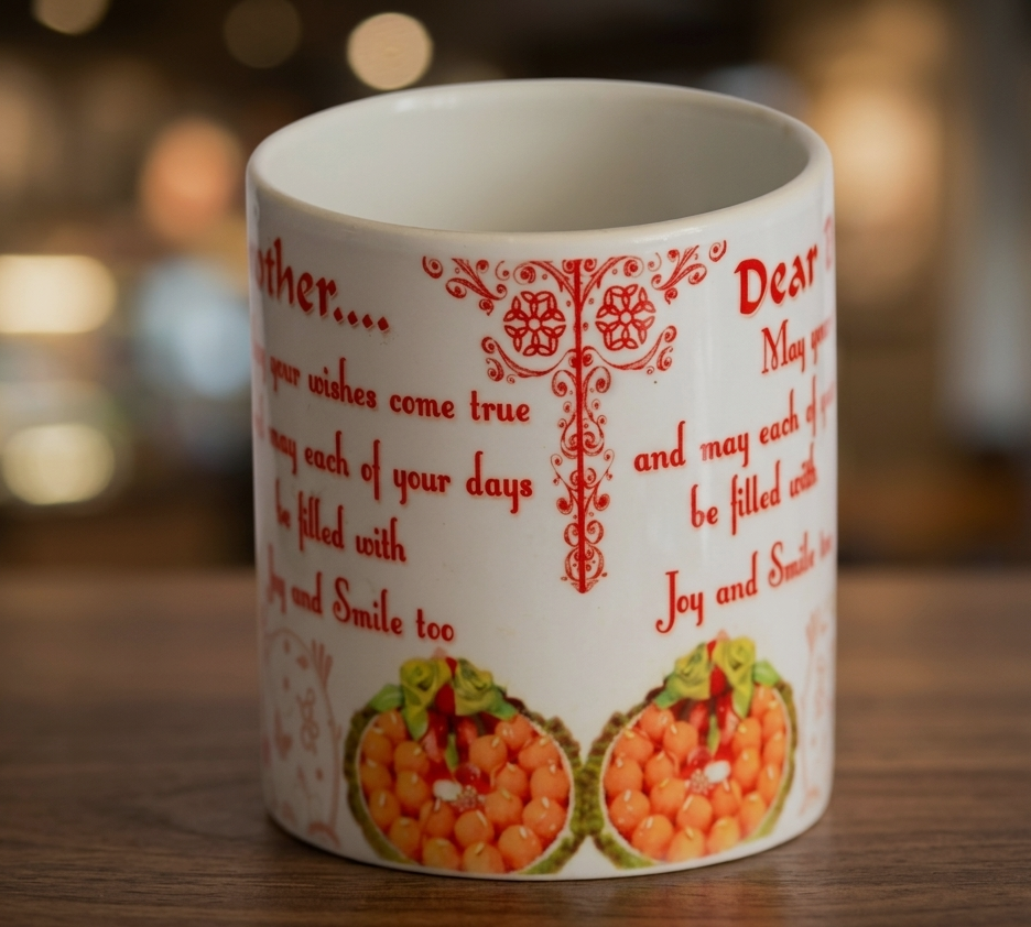 Personalized Style Happy Rakhi Coffee Mug Gift