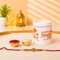 Brother Gift Combo with Rakhi, Mug, Roli & Rice