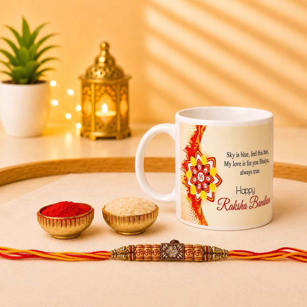 Festive Rakhi Gift Box with Mug