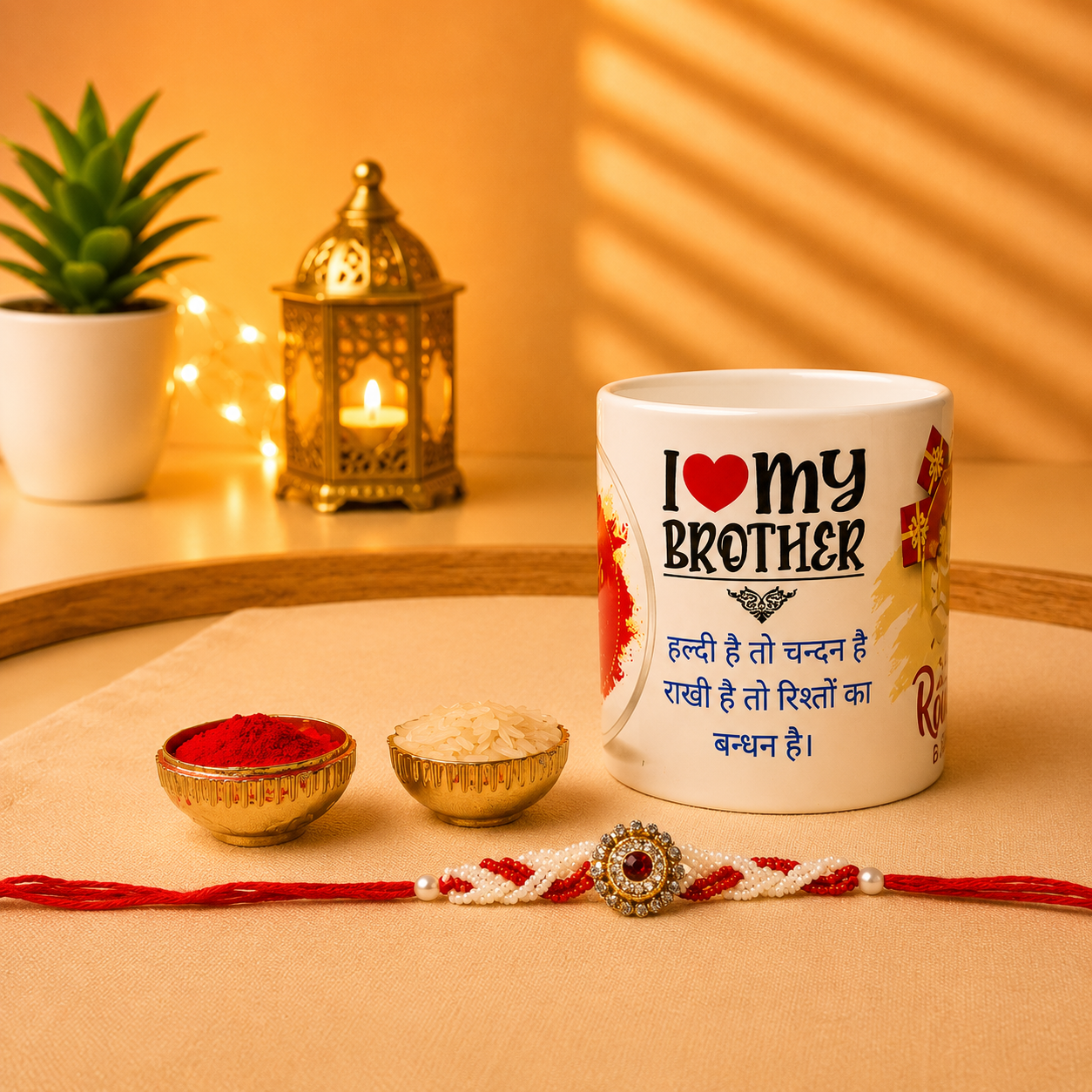 Rakhi Celebration Hamper with Designer Rakhi