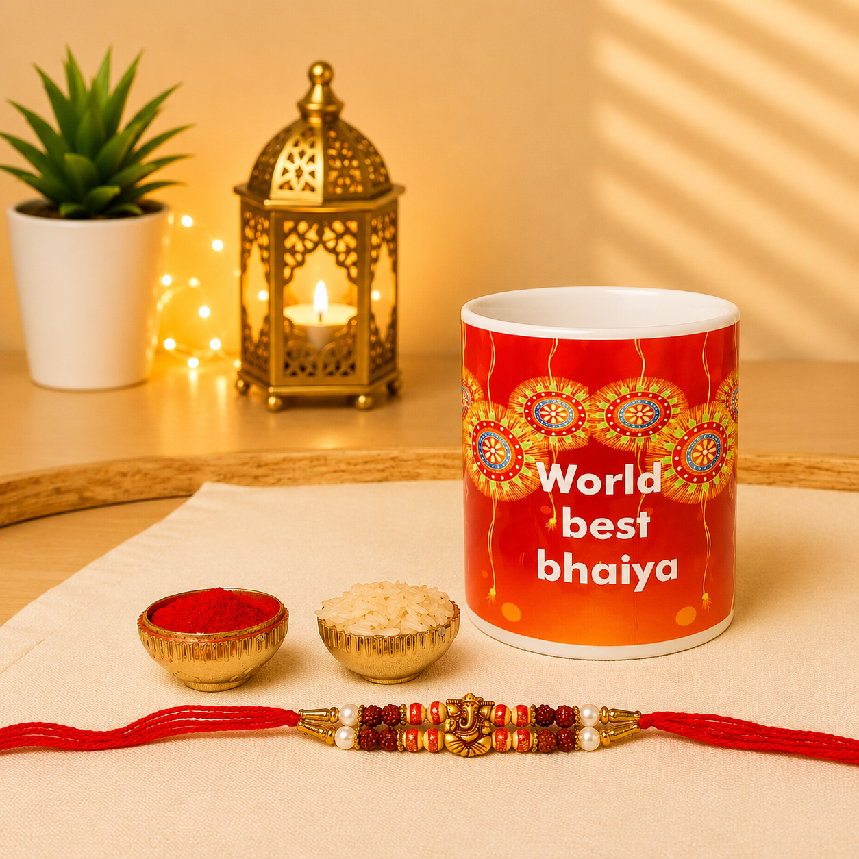 Rakhi Celebration Mug & Rakhi Combo